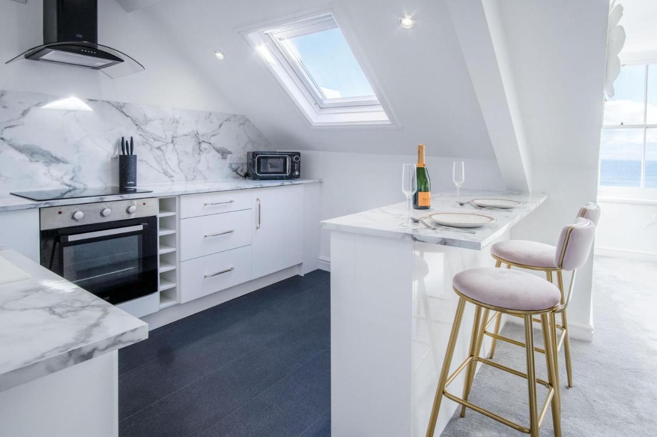 The Penthouse - Luxury 1 Bed - Panorama - Tenby Eksteriør billede